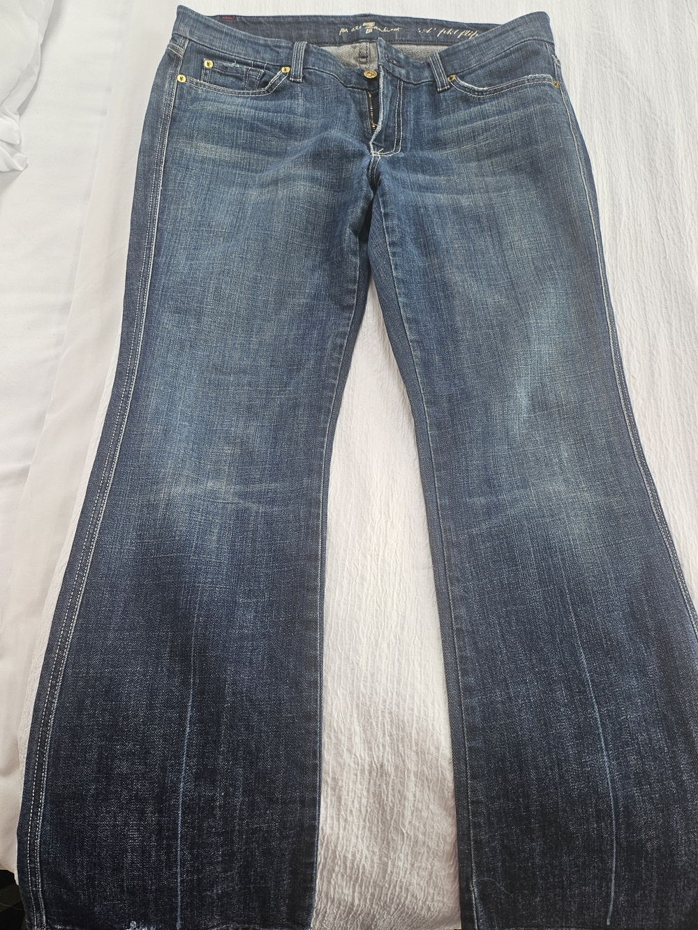 Seven For All Mankind 'A' pocket Flip Flop Jeans